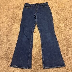 Levis Bootcut Jeans Womens 12 31/12 Blue Denim Classic Bold Curve Casual